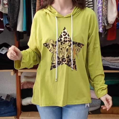 Bossa Nova Moda - Sudadera Bruma estrella