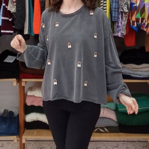 Bossa Nova Moda - Sudadera Cherry rabbit