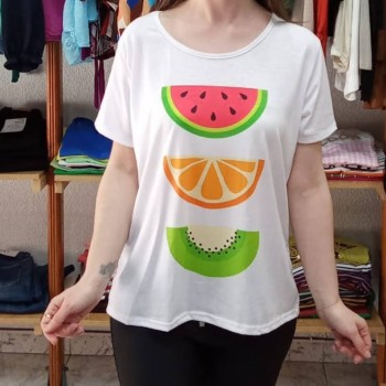 Bossa Nova Moda - Camiseta Frutas