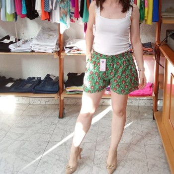 Bossa Nova Moda - Pantalón Sofi Verde Oscuro