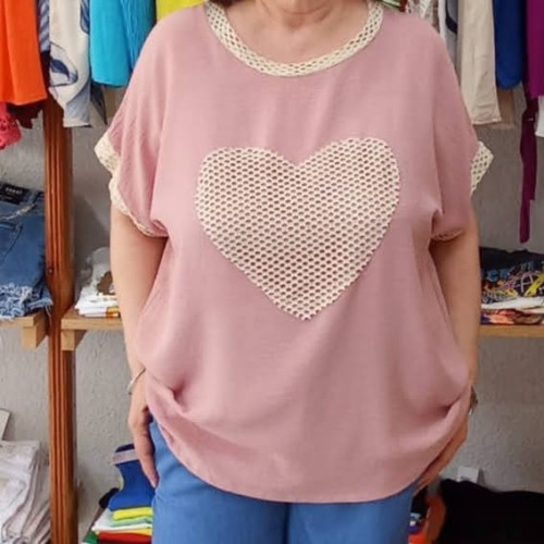 Bossa Nova Moda - Blusa Corazón