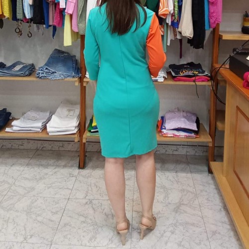 Bossa Nova Moda - Vestido Hillary Naranja