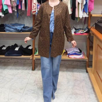 Bossa Nova Moda - Chaqueta Gambia Leopardo