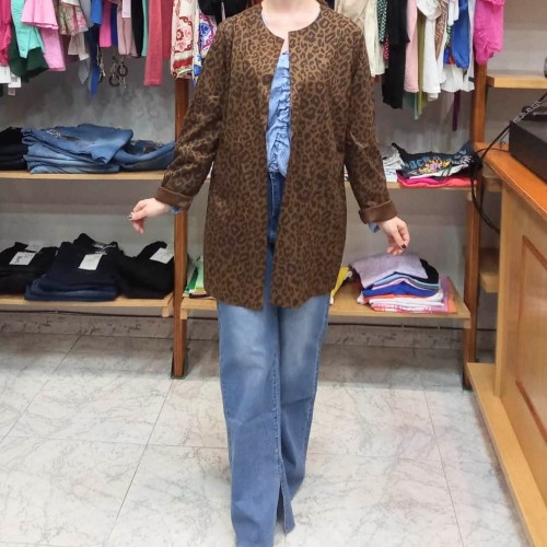 Bossa Nova Moda - Chaqueta Gambia Leopardo