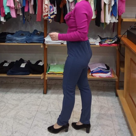Bossa Nova Moda - Pantalón Teba Azul