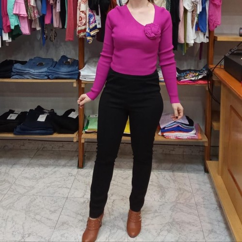 Bossa Nova Moda - Pantalón Teba Negro