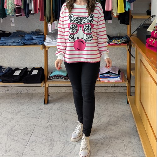 Bossa Nova Moda - Sudadera Tigre