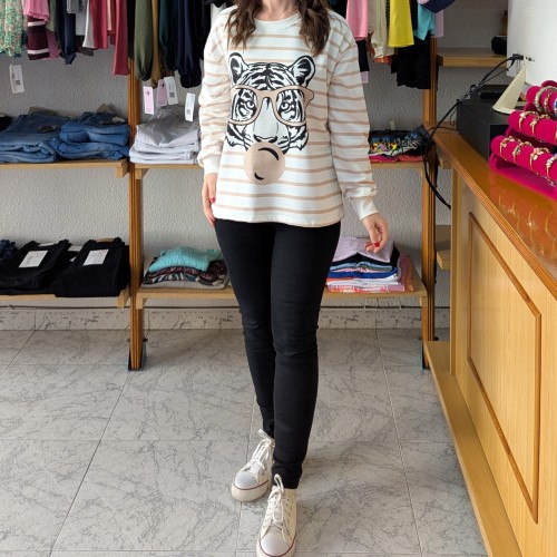 Bossa Nova Moda - Sudadera Tigre