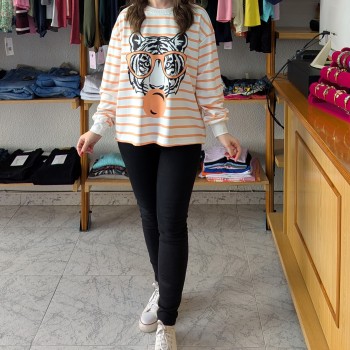 Bossa Nova Moda - Sudadera Tigre