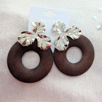 Bossa Nova Moda - Pendiente Autum Marrón