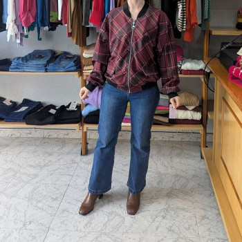 Bossa Nova Moda - Bómber Escocia Burdeos