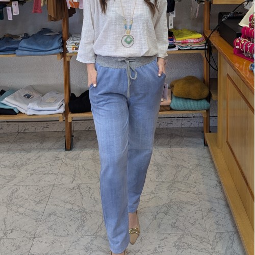 Bossa Nova Moda - Pantalón Aimar Azul