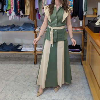 Bossa Nova Moda - Conjunto Rosalía verde
