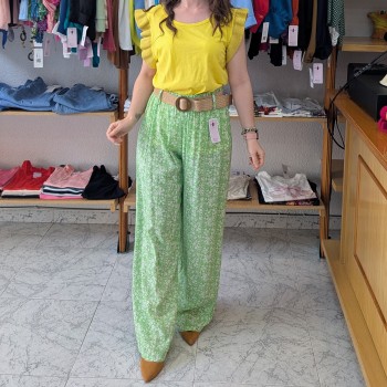Bossa Nova Moda -  Pantalón Flor