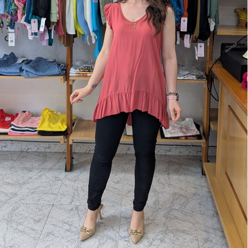 Bossa Nova Moda - Blusa Milos Coral